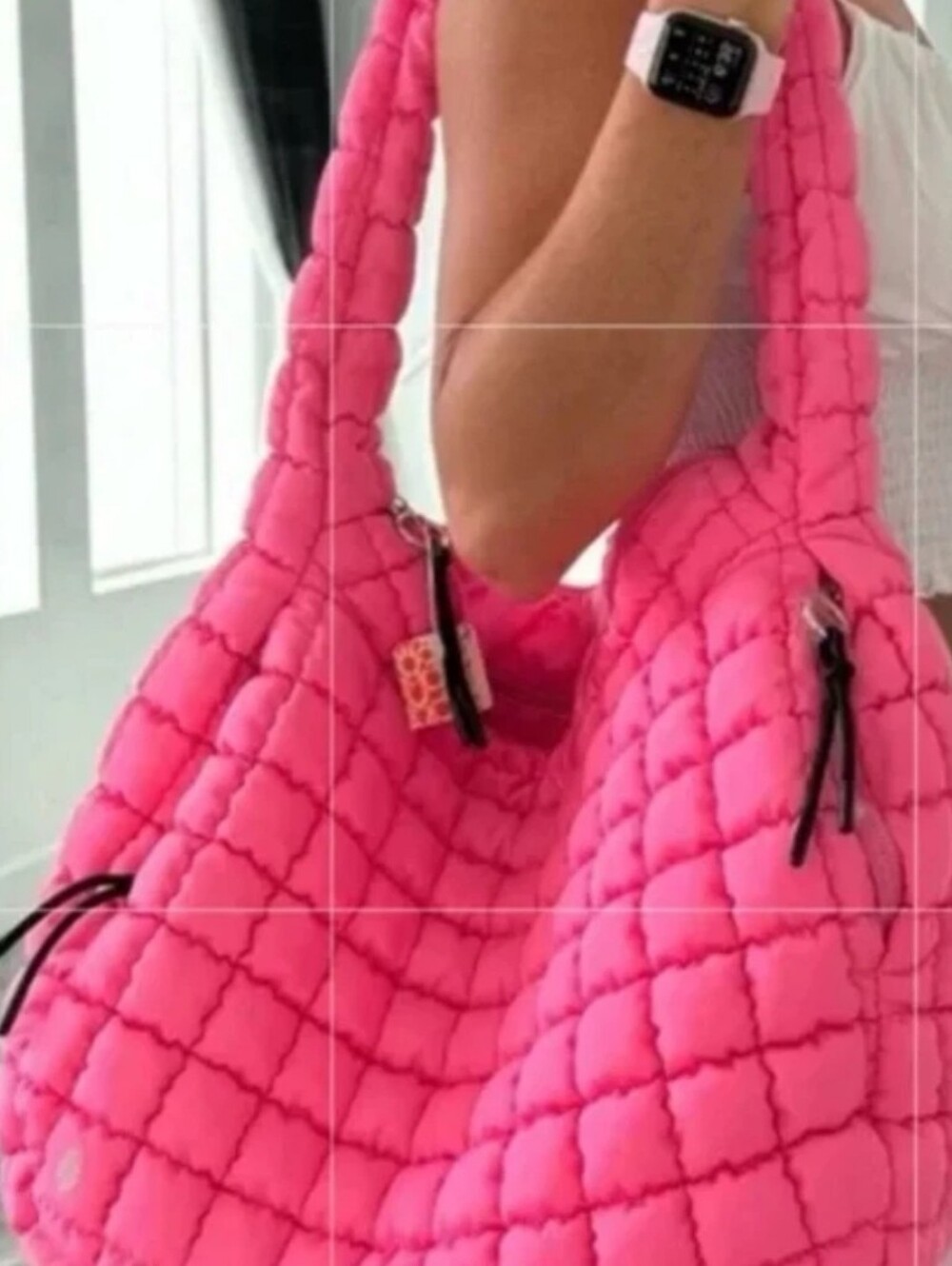 Free People FP Movement Quilted Carryall Bag NWT - Picture 5 of 11
